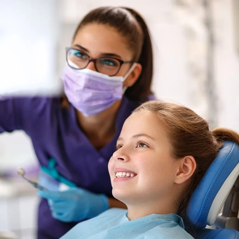 Tywi Dental child with dentist